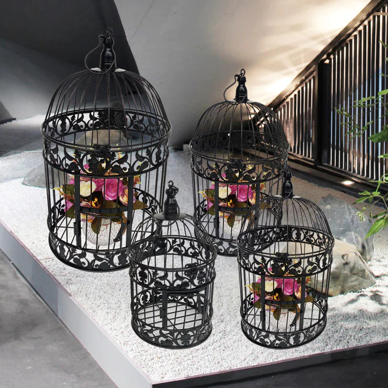 Decorative Wrought Iron Bird Cage