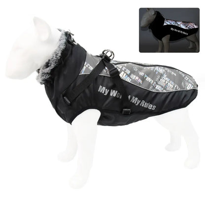 Pet Warm Reflective Padded Coat