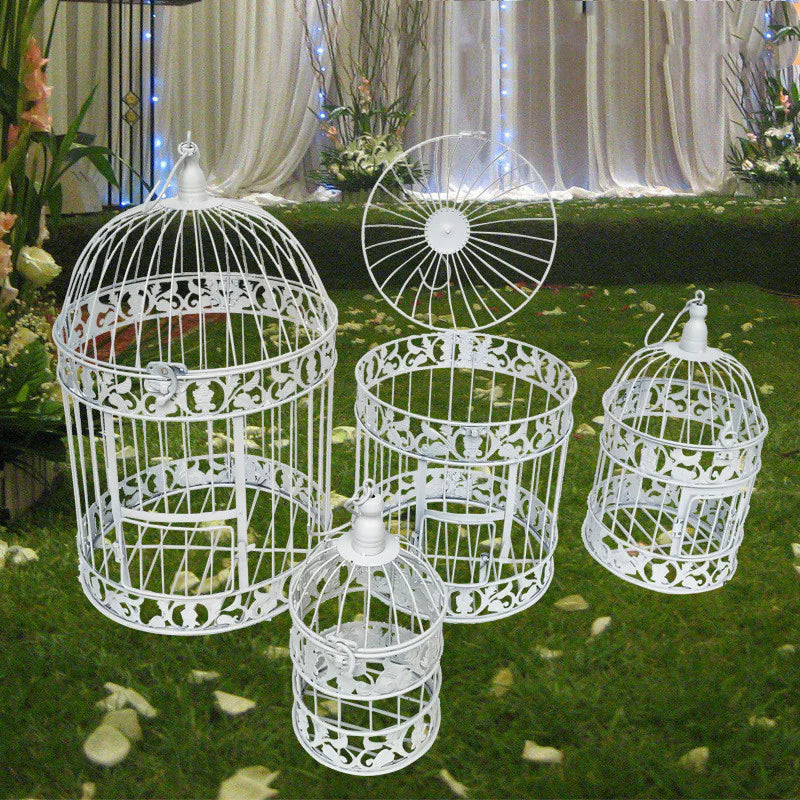 Decorative Wrought Iron Bird Cage