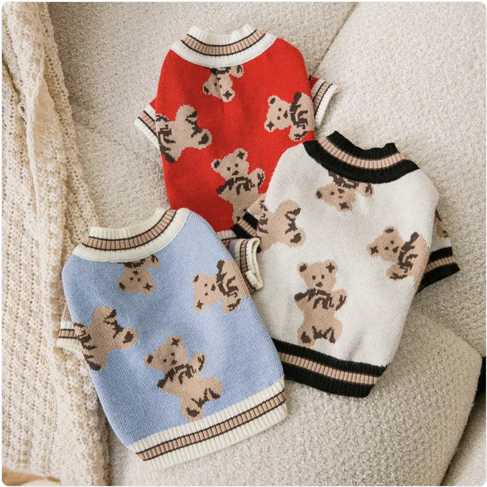 Warm Knitted Sweater for Dogs