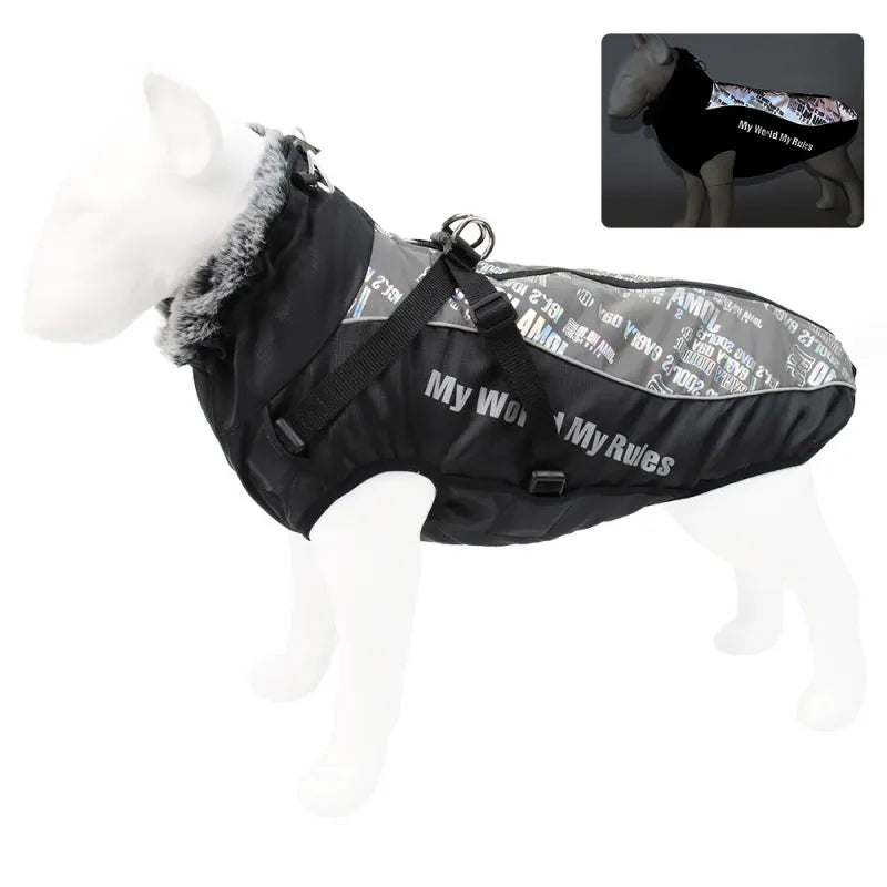 Pet Warm Reflective Padded Coat