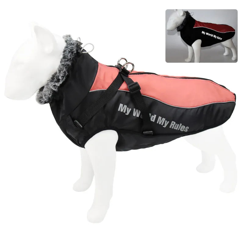 Pet Warm Reflective Padded Coat