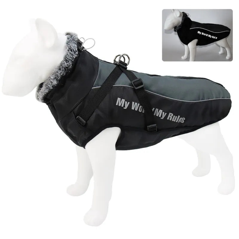 Pet Warm Reflective Padded Coat