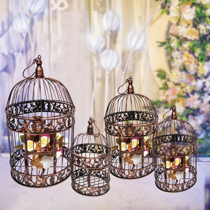 Decorative Wrought Iron Bird Cage