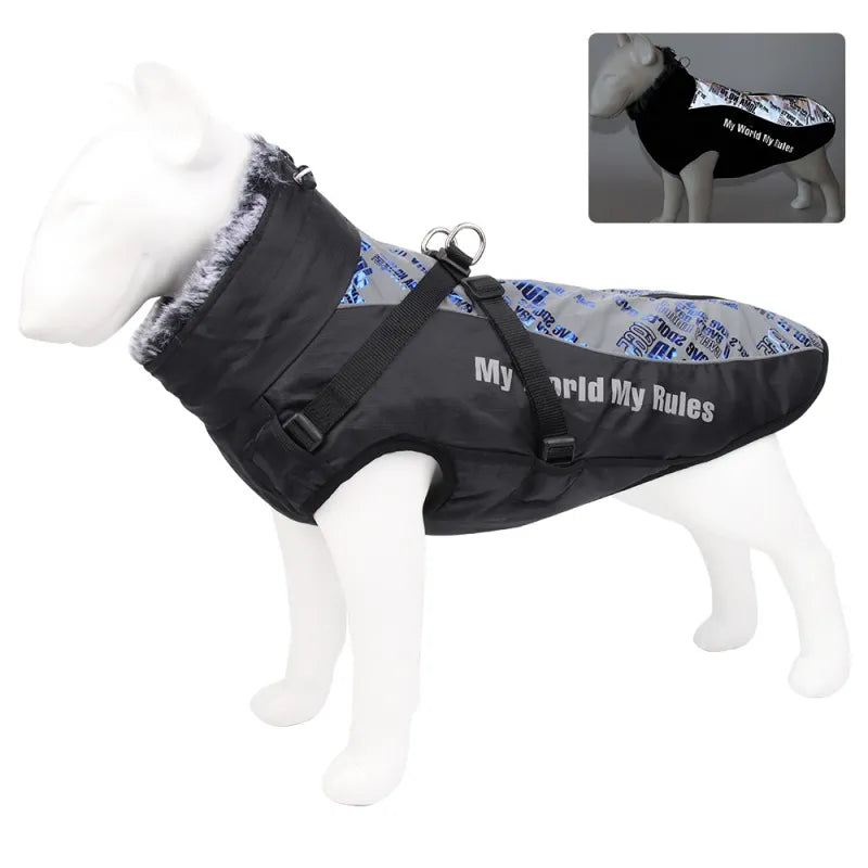 Pet Warm Reflective Padded Coat